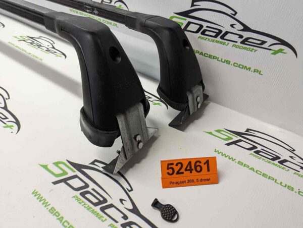 Bagażnik dachowy bazowy belki poprzeczki Oryginał Peugeot 208, 5 drzwi