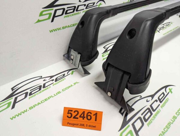 Bagażnik dachowy bazowy belki poprzeczki Oryginał Peugeot 208, 5 drzwi