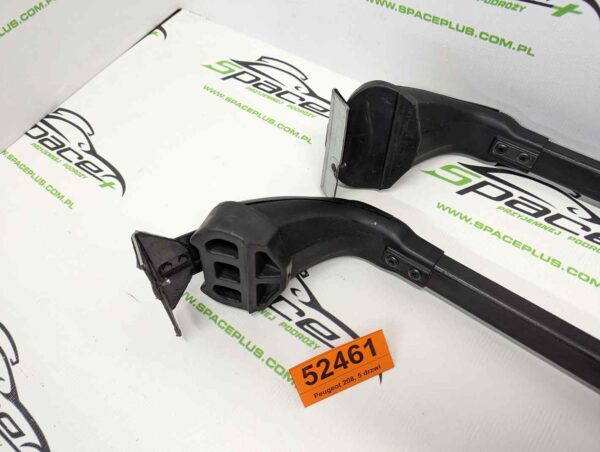 Bagażnik dachowy bazowy belki poprzeczki Oryginał Peugeot 208, 5 drzwi