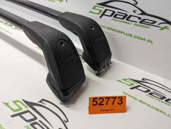 Bagażnik dachowy bazowy belki poprzeczki Citroen C3.