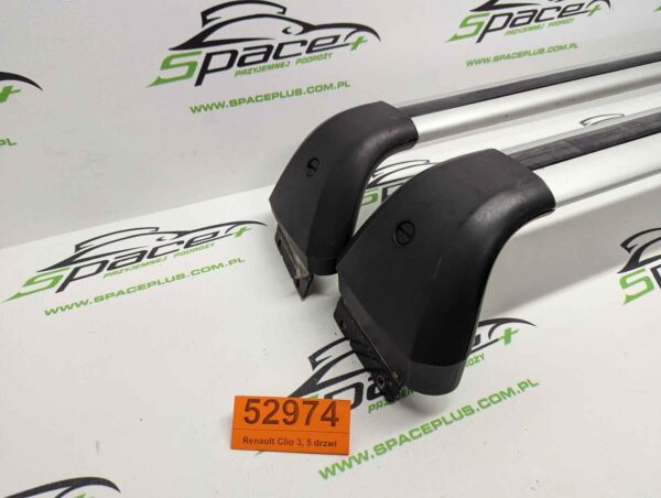 Bagażnik dachowy bazowy belki poprzeczki Renault Clio 3, 5 drzwi