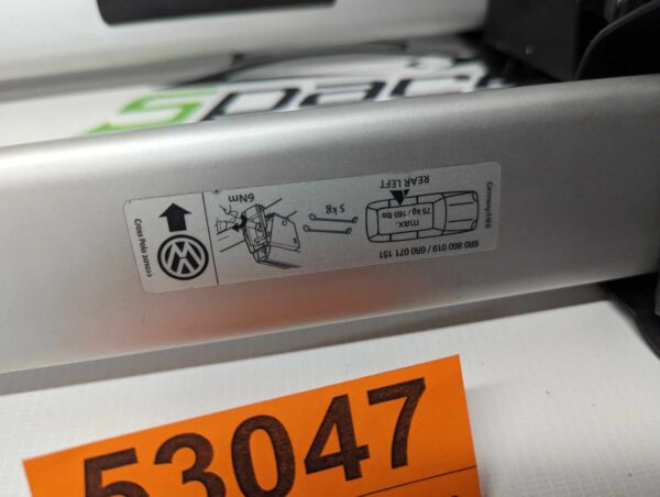 Bagażnik dachowy bazowy belki poprzeczki Volkswagen CrossPolo 10-