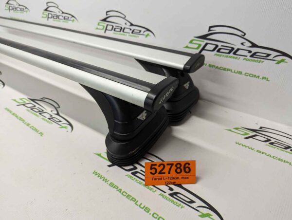 Bagażnik dachowy bazowy belki poprzeczki w punkty dachowe Farad L=120cm, max 122cm