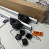 Bagażnik dachowy bazowy belki poprzeczki Amazon Basics 142cm B083T54H2S na otwarte relingi.