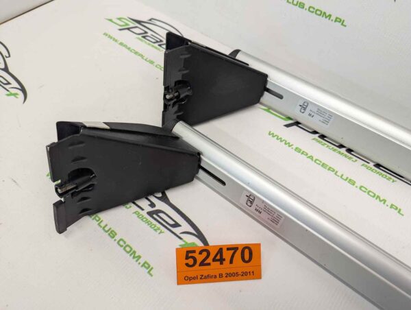 Bagażnik dachowy bazowy belki poprzeczki Opel Zafira B 2005-2011