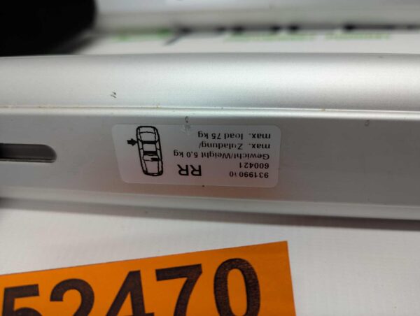 Bagażnik dachowy bazowy belki poprzeczki Opel Zafira B 2005-2011