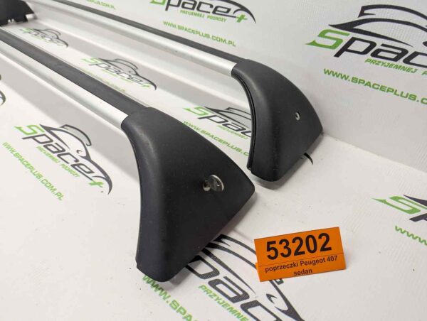 Bagażnik dachowy bazowy belki poprzeczki Peugeot 407 sedan