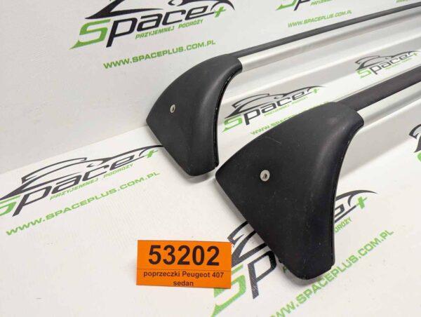 Bagażnik dachowy bazowy belki poprzeczki Peugeot 407 sedan