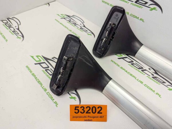 Bagażnik dachowy bazowy belki poprzeczki Peugeot 407 sedan