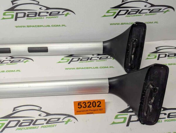 Bagażnik dachowy bazowy belki poprzeczki Peugeot 407 sedan
