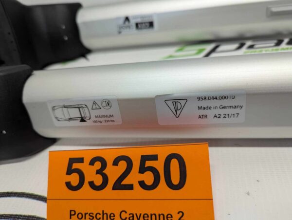 Bagażnik dachowy bazowy belki poprzeczki Porsche Cayenne 2