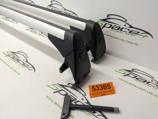 Bagażnik dachowy bazowy belki poprzeczki Audi A6 C6 Sedan 2004-2010