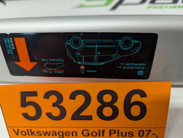 Bagażnik dachowy bazowy belki poprzeczki Volkswagen Golf Plus 07-, Cross Golf 07-