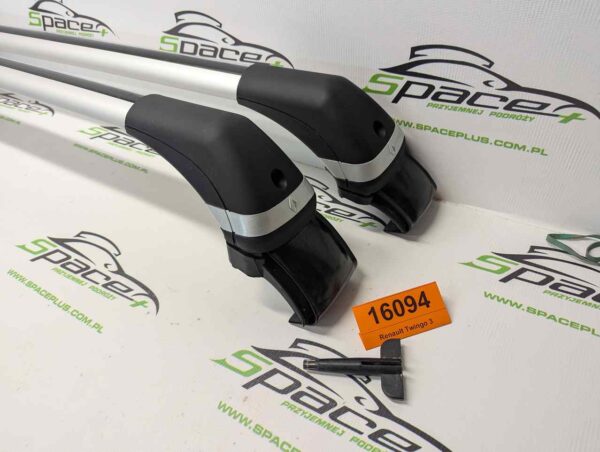 Bagażnik dachowy bazowy belki poprzeczki Renault Twingo 3 14-24