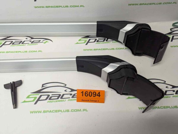 Bagażnik dachowy bazowy belki poprzeczki Renault Twingo 3 14-24