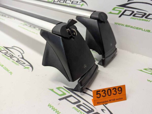 Bagażnik dachowy bazowy belki poprzeczki Mercedes W168 Sedan