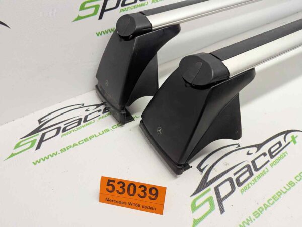 Bagażnik dachowy bazowy belki poprzeczki Mercedes W168 Sedan