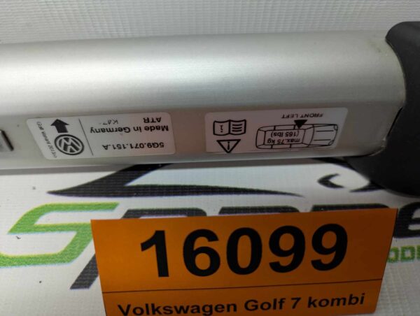 Bagażnik dachowy bazowy belki poprzeczki Volkswagen Golf 7 kombi