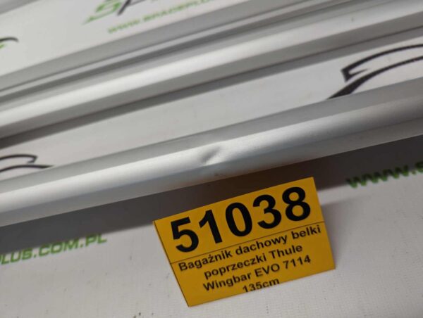 Bagażnik dachowy bazowy belki poprzeczki Thule Wingbar EVO 7114, 711400 135cm