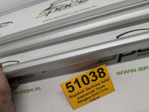 Bagażnik dachowy bazowy belki poprzeczki Thule Wingbar EVO 7114, 711400 135cm