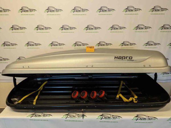 Box boks dachowy Hapro Traxer 6.6 Silver Grey 191x81x42cm