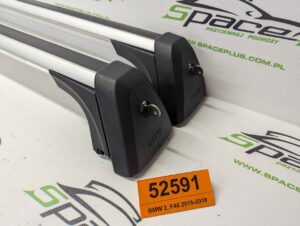 PXL_20250628_104334152_scaled.jpg Bagażnik dachowy bazowy belki poprzeczki Oryginał BMW 2, F46 2015-2018