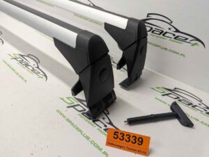 PXL_20250724_055020262_scaled.jpg Bagażnik dachowy bazowy belki poprzeczki Volkswagen Touran 03-15