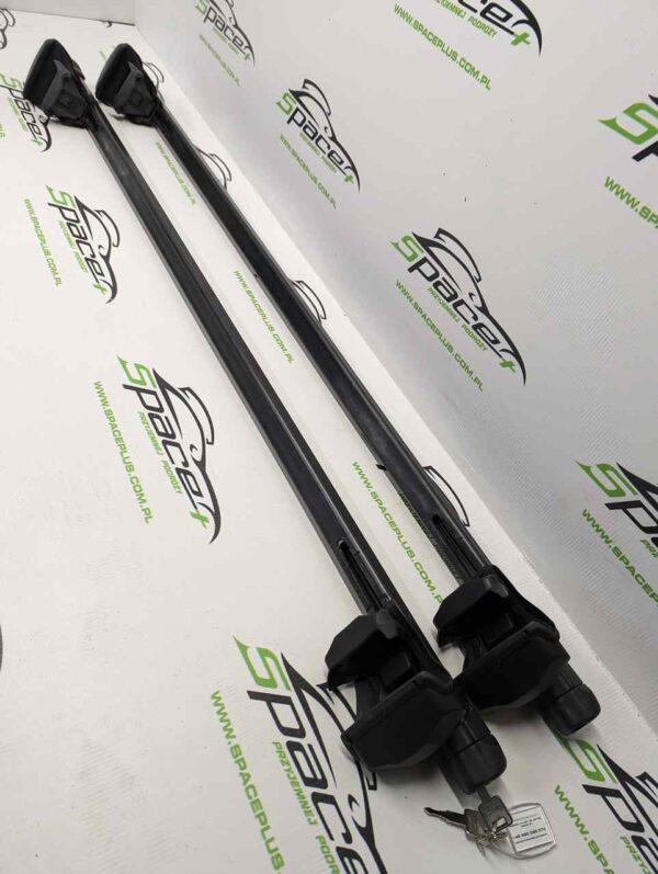 Bagażnik dachowy Thule: belki 762 + Stopy 755 Na otwarte relingi