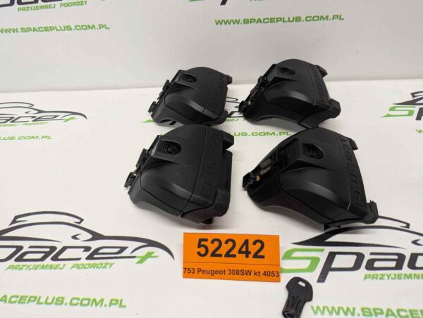 PXL_20250730_150014774_scaled.jpg Stopy bagażnika dachowego z kitem do samochodów Peugeot 308SW, 5-dr Estate, 14-.