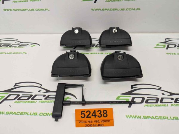 Stopy bagażnika dachowego z kitem Volvo V60, V60CC Cross Country Y20, XC60