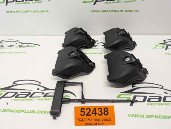 Stopy bagażnika dachowego z kitem Volvo V60, V60CC Cross Country Y20, XC60