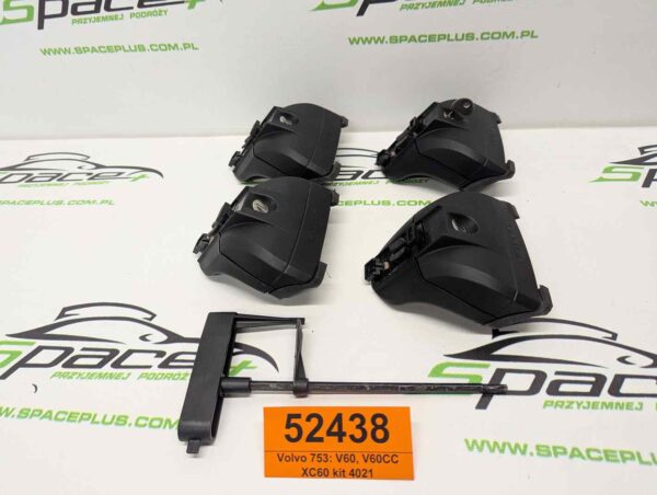 Stopy bagażnika dachowego z kitem Volvo V60, V60CC Cross Country Y20, XC60