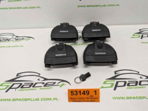 PXL_20250730_150953328_scaled.jpg Stopy bagażnika dachowego z kitem do samochodu Nissan Qashqai J11 po 2014 na relingi.