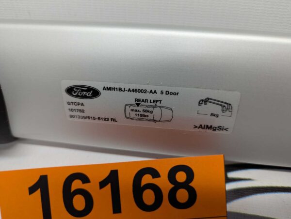 Bagażnik dachowy bazowy belki poprzeczki Ford Fiesta 17-,  5 drzwi