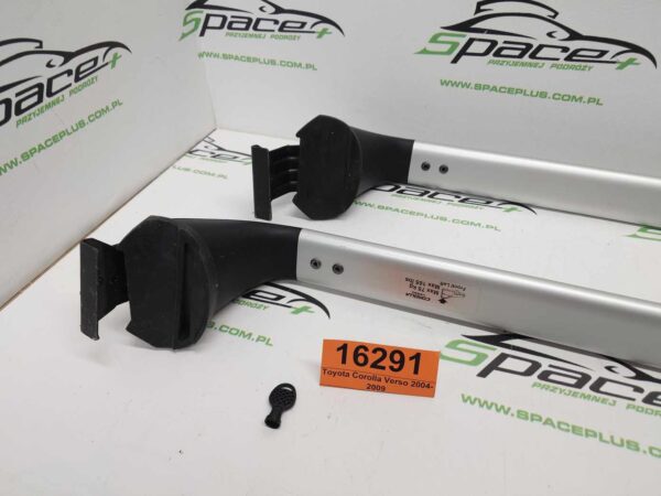 Bagażnik dachowy bazowy belki poprzeczki Toyota Corolla Verso 2004-2009