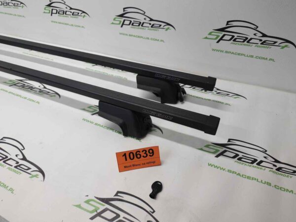 Bagażnik dachowy bazowy belki poprzeczki Oryginał Mont Blanc na relingi