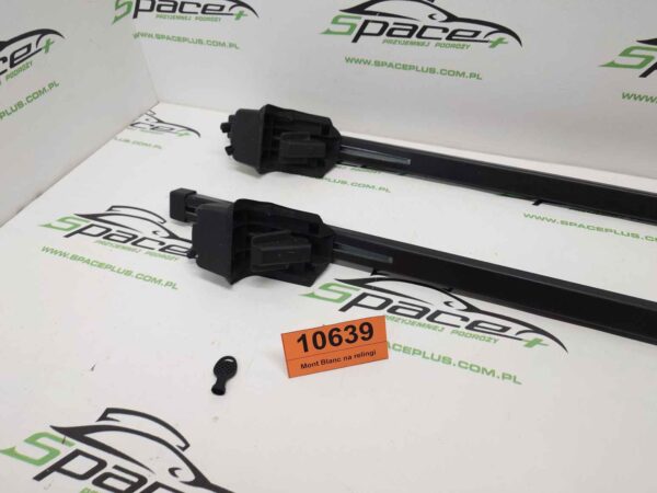 Bagażnik dachowy bazowy belki poprzeczki Oryginał Mont Blanc na relingi