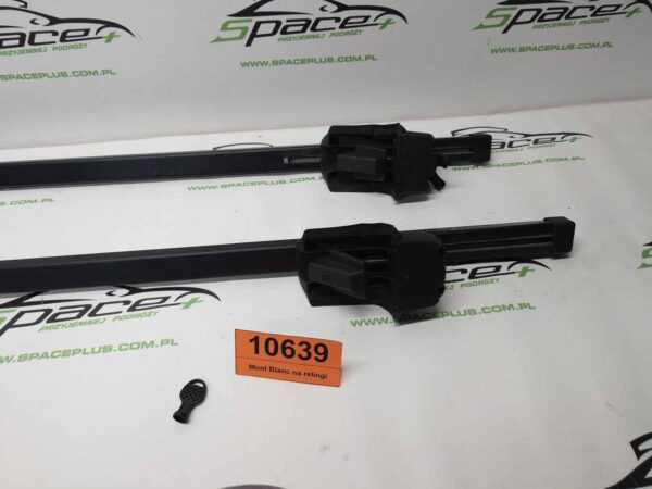 Bagażnik dachowy bazowy belki poprzeczki Oryginał Mont Blanc na relingi