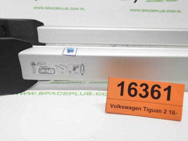 Bagażnik dachowy bazowy belki poprzeczki Volkswagen Tiguan 2 16-