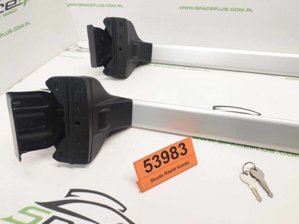 Bagażnik dachowy bazowy belki poprzeczki Skoda Rapid kombi