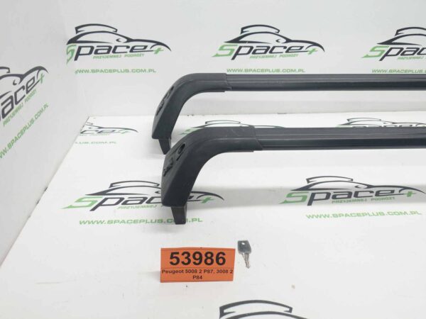 Bagażnik dachowy bazowy belki poprzeczki Peugeot 5008 1 na relingi