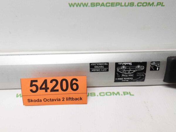 Bagażnik dachowy bazowy belki poprzeczki Skoda Octavia 2 liftback