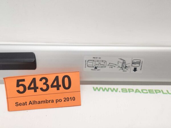 Bagażnik dachowy bazowy belki poprzeczki Seat Alhambra po 2010