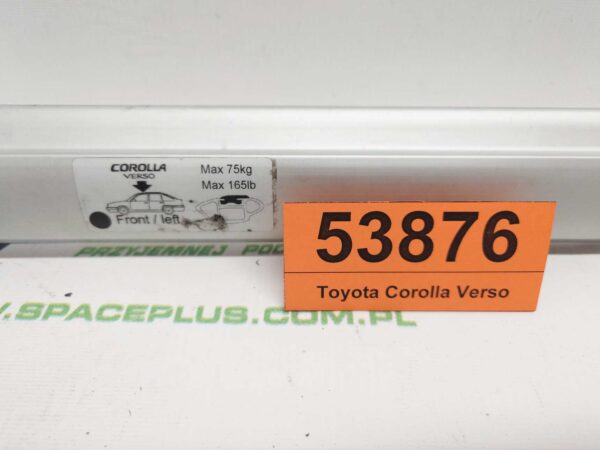 Bagażnik dachowy bazowy belki poprzeczki Toyota Corolla Verso