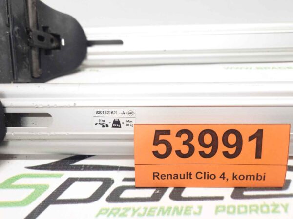 Bagażnik dachowy bazowy belki poprzeczki Renault Clio 4, kombi