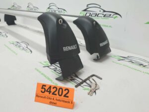 Bagażnik dachowy bazowy belki poprzeczki Renault Clio 4, hatchback 5 drzwi