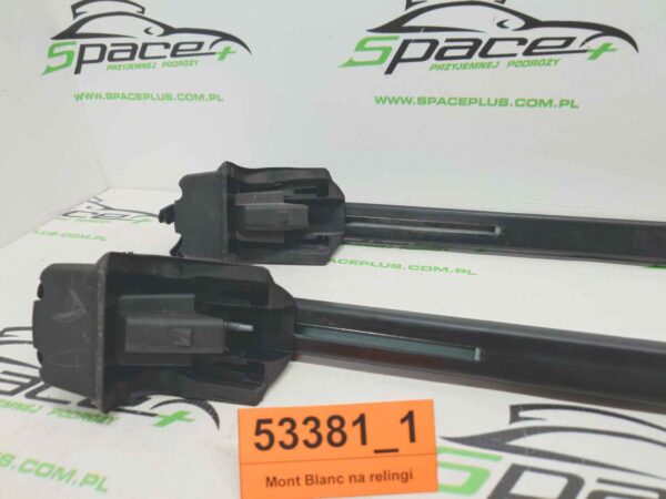 Bagażnik dachowy bazowy belki poprzeczki Oryginał Mont Blanc na relingi