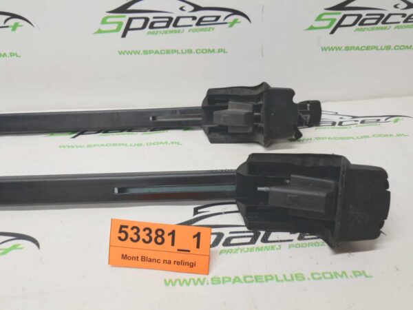 Bagażnik dachowy bazowy belki poprzeczki Oryginał Mont Blanc na relingi