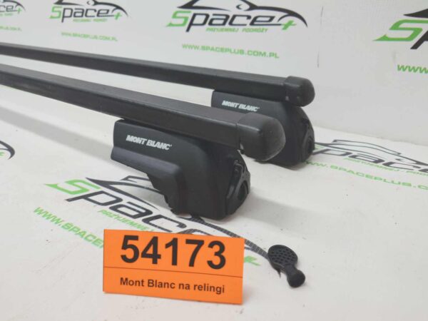 Bagażnik dachowy bazowy belki poprzeczki Oryginał Mont Blanc na relingi