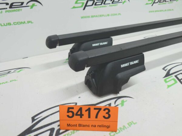 Bagażnik dachowy bazowy belki poprzeczki Oryginał Mont Blanc na relingi